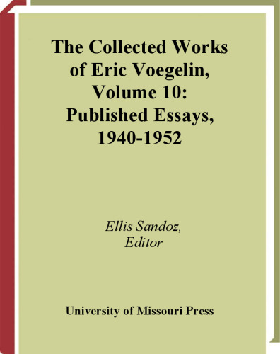 Published Essays: 1940-1952