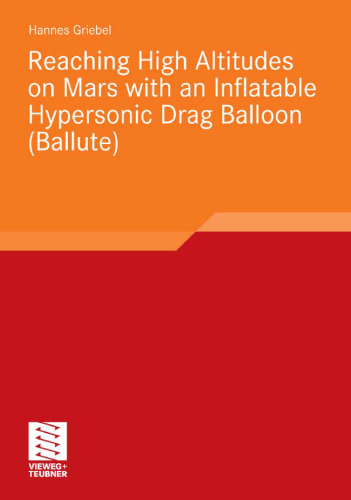 Reaching High Altitudes on Mars With an Inflatable Hypersonic Drag Balloon  