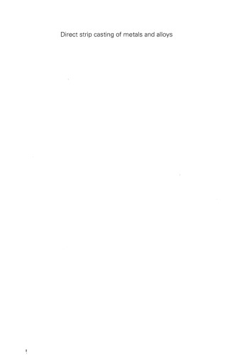 Direct strip casting of metals and alloys