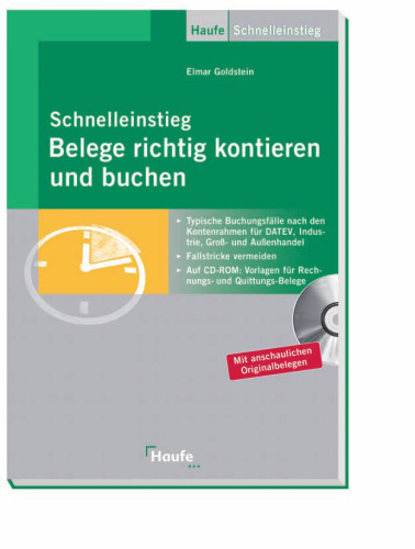 Schnelleinstieg Belege richtig kontieren und buchen  