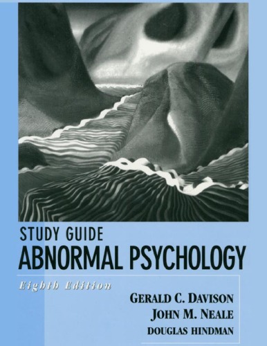 Abnormal Psychology, Study Guide  