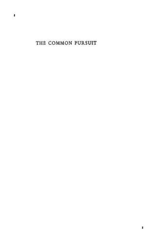 The Common Pursuit