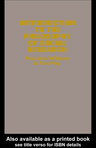 Introduction to the philosophy of social research