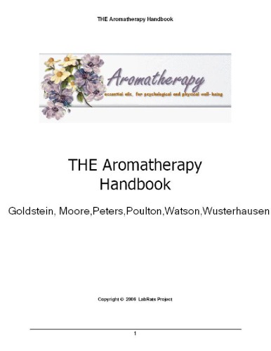 THE Aromatherapy Handbook  