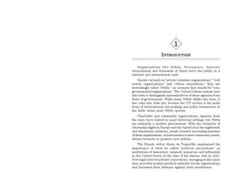 NGO's & global policy