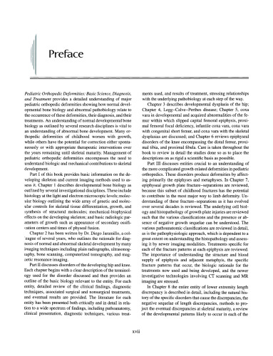 Pediatric Orthopedic Deformities: Basic science, Diagnosis, and Treatment  