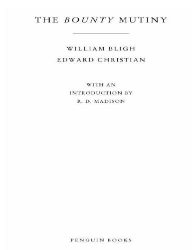 The Bounty Mutiny  