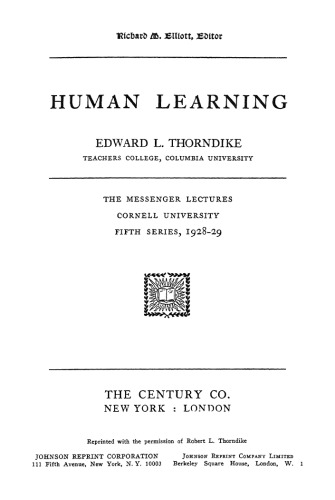 Human Learning