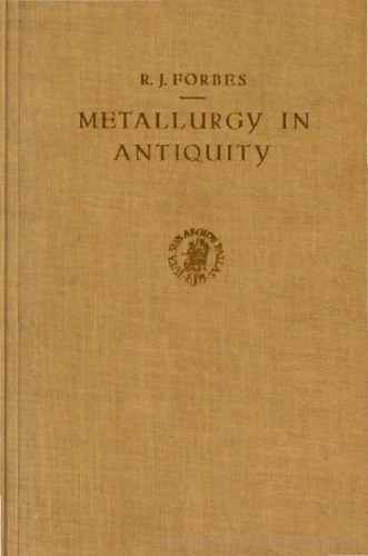 Metallurgy in Antiquity  