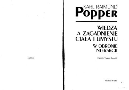 Wiedza a zagadnienie ciała i umysłu: w obronie interakcji