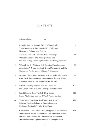 Raising your kids right: children's literature and American political conservatism