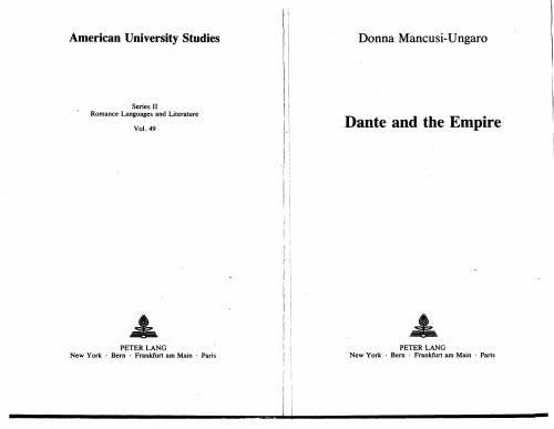 Dante and the Empire