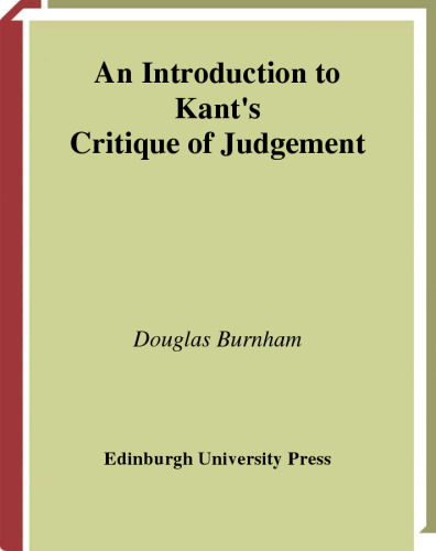 An Introduction to Kant's Critique of Judgment
