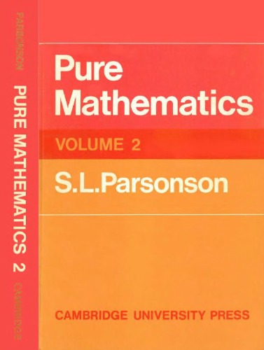 Pure Mathematics 2 (v. 2)