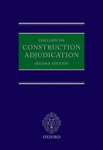 Coulson on Construction Adjudication