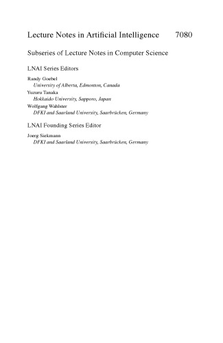 Multi-Disciplinary Trends in Artificial Intelligence: 5th International Workshop, Miwai 2011, Hyderabad, India, December 7-9, 2011. Proceedings  