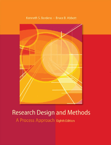 Research Design and Methods: A Process Approach, 8th Edition  