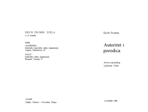 Autoritet i porodica