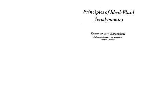 Principles of ideal-fluid aerodynamics  