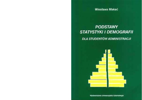 Podstawy statystyki i demografii dla studentów administracji  