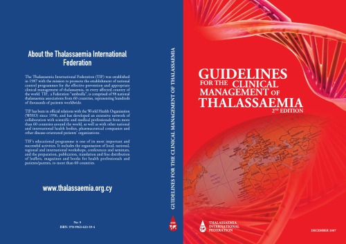 Guidelines to the Clinical Management of Thalassaemia  