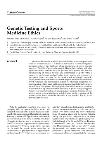 sports medicine Volume 39 Issue 5 May 2009