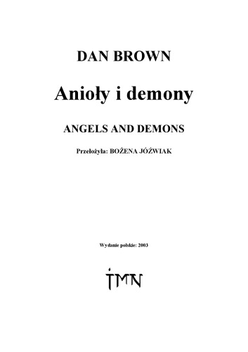 Anioły i demony