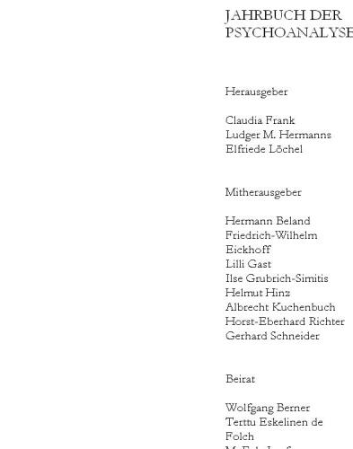 Die sadomasochistische Perversion. Objekt und Theorien (Jahrbuch der Psychoanalyse. Beihefte)