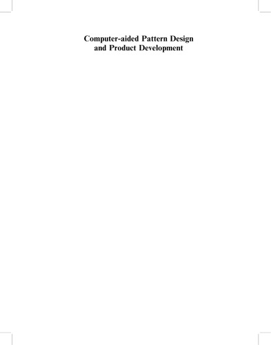 Computer-aided pattern design and product development  