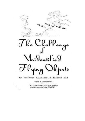 The Challenge of Unidentified Flying Objects  