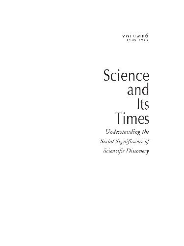 Science and Its Times 1900 to