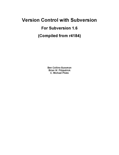 Version Control with Subversion