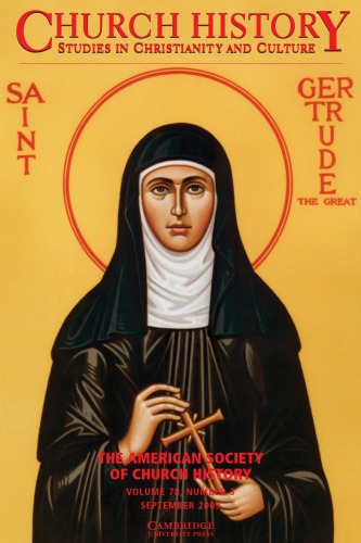 Church History Studies in Christianity and Culture 2009-3