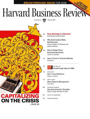 Harvard Business Review - February 2009