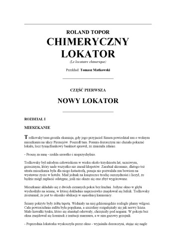 Chimeryczny lokator  