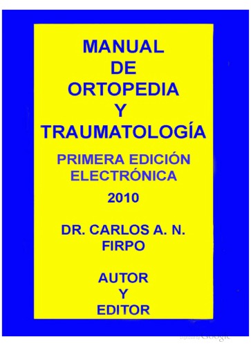 Manual de Ortopedia y Traumatologia