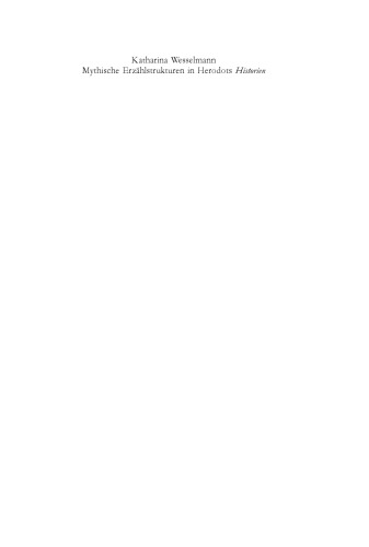Mythische Erzählstrukturen in Herodots Historien  