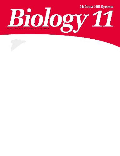 McGraw-Hill Ryerson. High School Biology