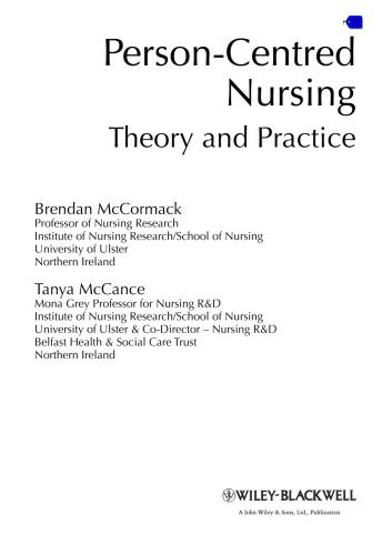 Person-centred Nursing: Theory and Practice