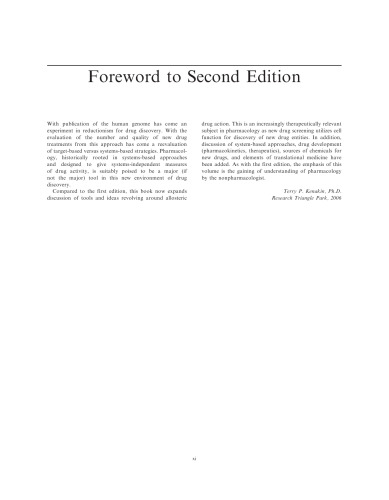 A Pharmacology Primer, Theory, Applications, and Methods