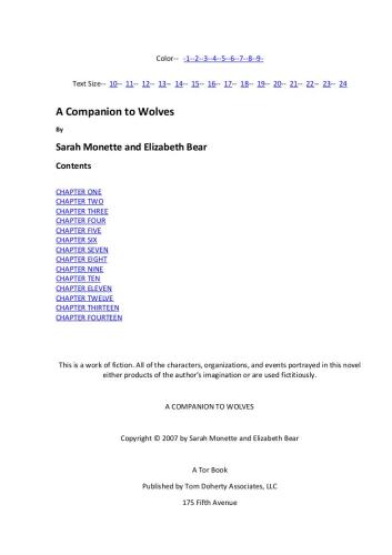 A Companion to Wolves  