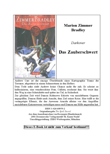 Das Zauberschwert (Darkover 10)