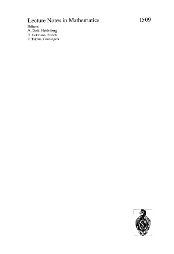 Algebraic Topology Homotopy and Group Cohomology: Proceedings of the 1990 Barcelona Conference on Algebraic Topology, held in S. Feliu de Guíxols, Spain, June 6–12, 1990