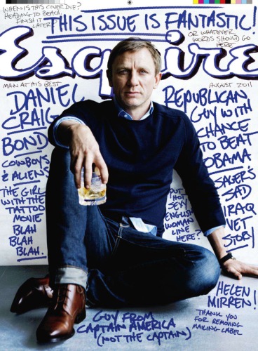 Esquire August 2011 Daniel Craig (This issue is Fantastic!, Vol 156 No 1)  