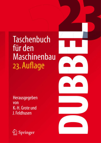 Dubbel: Taschenbuch für den Maschinenbau