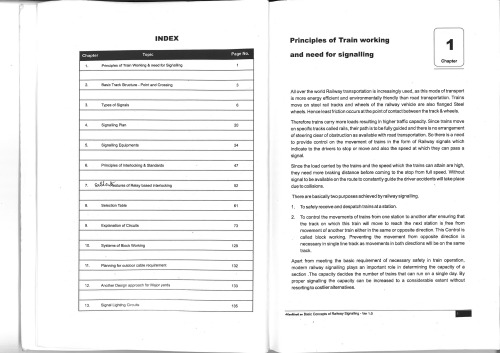 Handbook on Basic Concepts of Railway Signalling (India)  