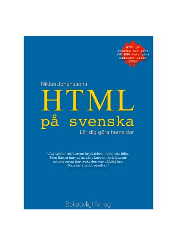 HTML på svenska: lär dig göra hemsidor