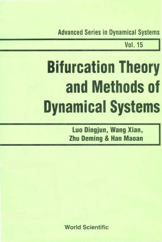 Bifurcation Theory and Methods of Dynamical Systems ()