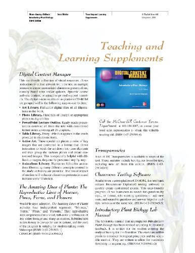 Introductory Plant Biology