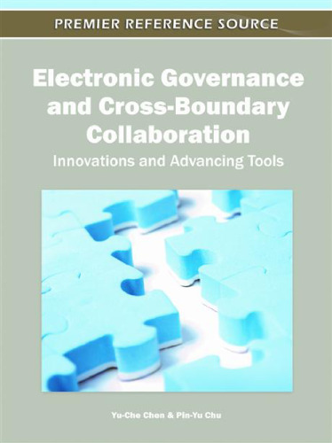Electronic Governance and Cross-Boundary Collaboration: Innovations and Advancing Tools  